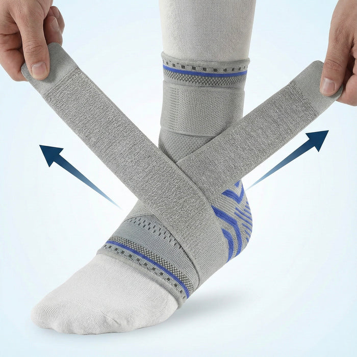 PhysioFit™ Adjustable Ankle Compression Sleeve